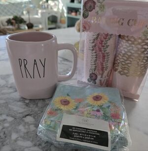 Floral Napkins Baking CUPS  SET